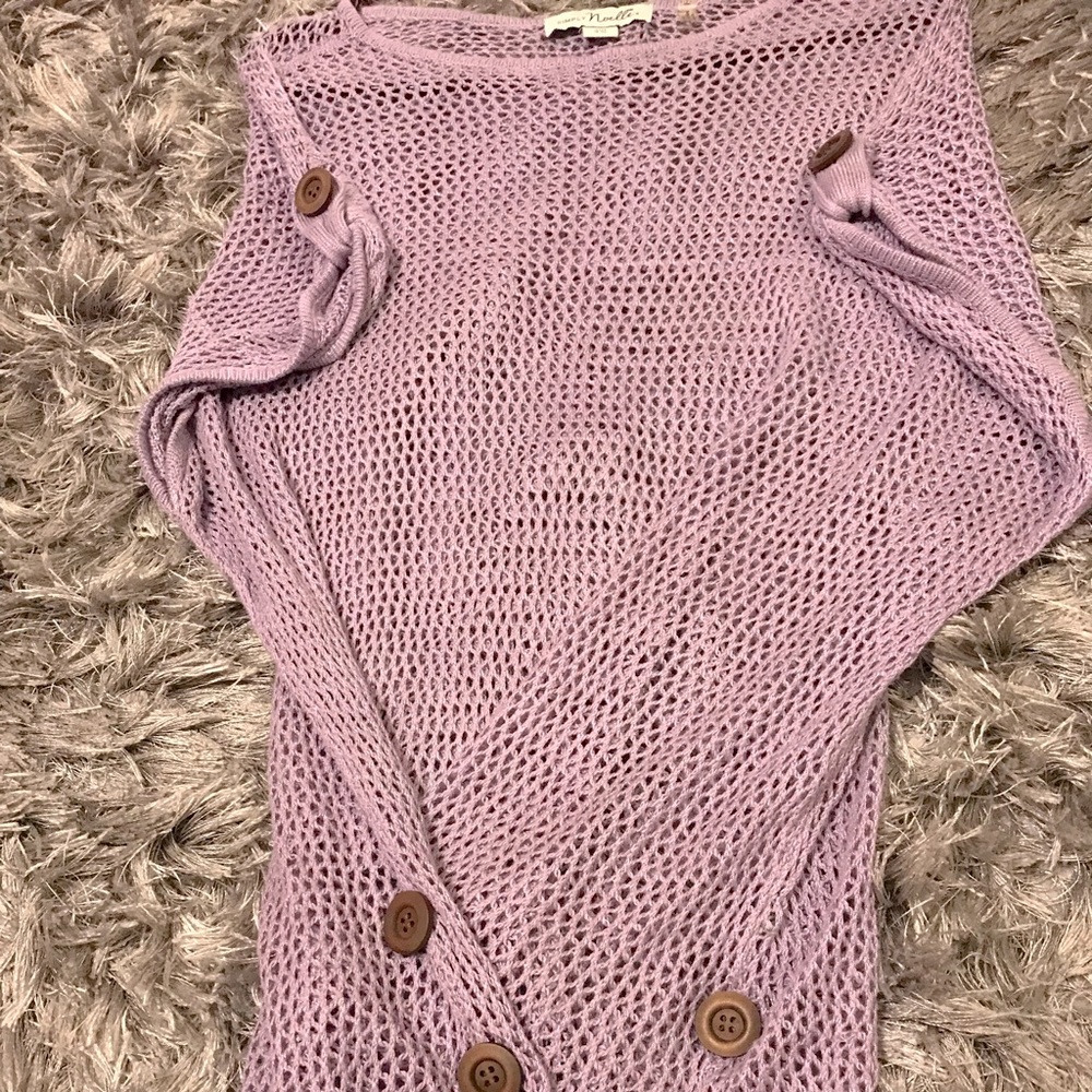 Simple noelle knitted type top
